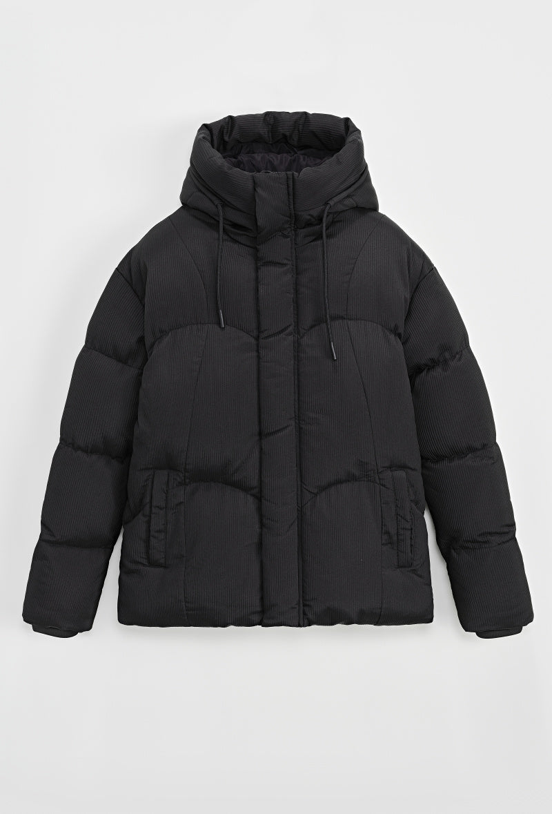 Stijn Plain hooded jacket