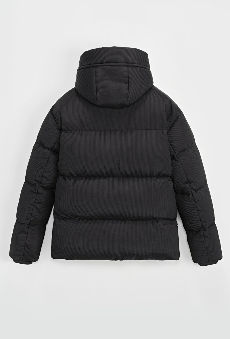 Stijn Plain hooded jacket