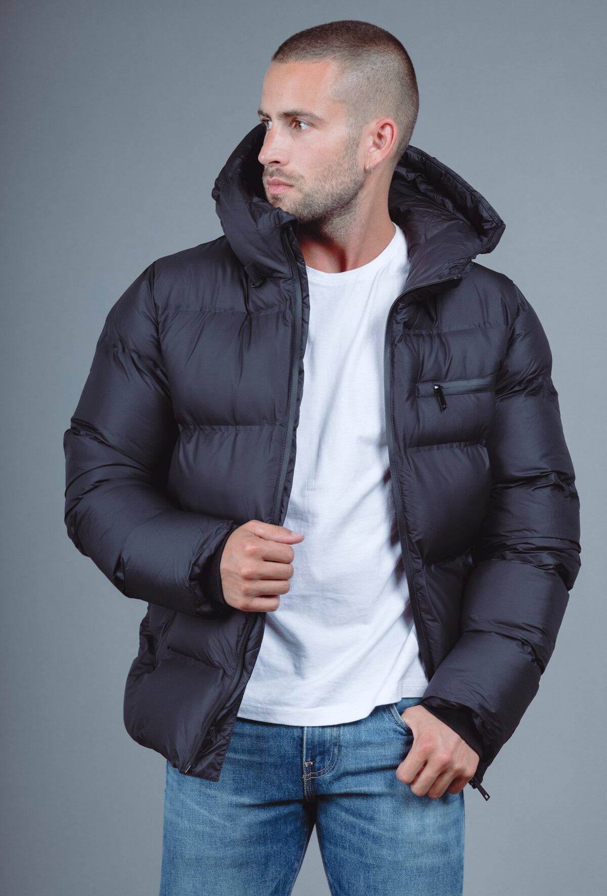 Ben Hooded down jacket