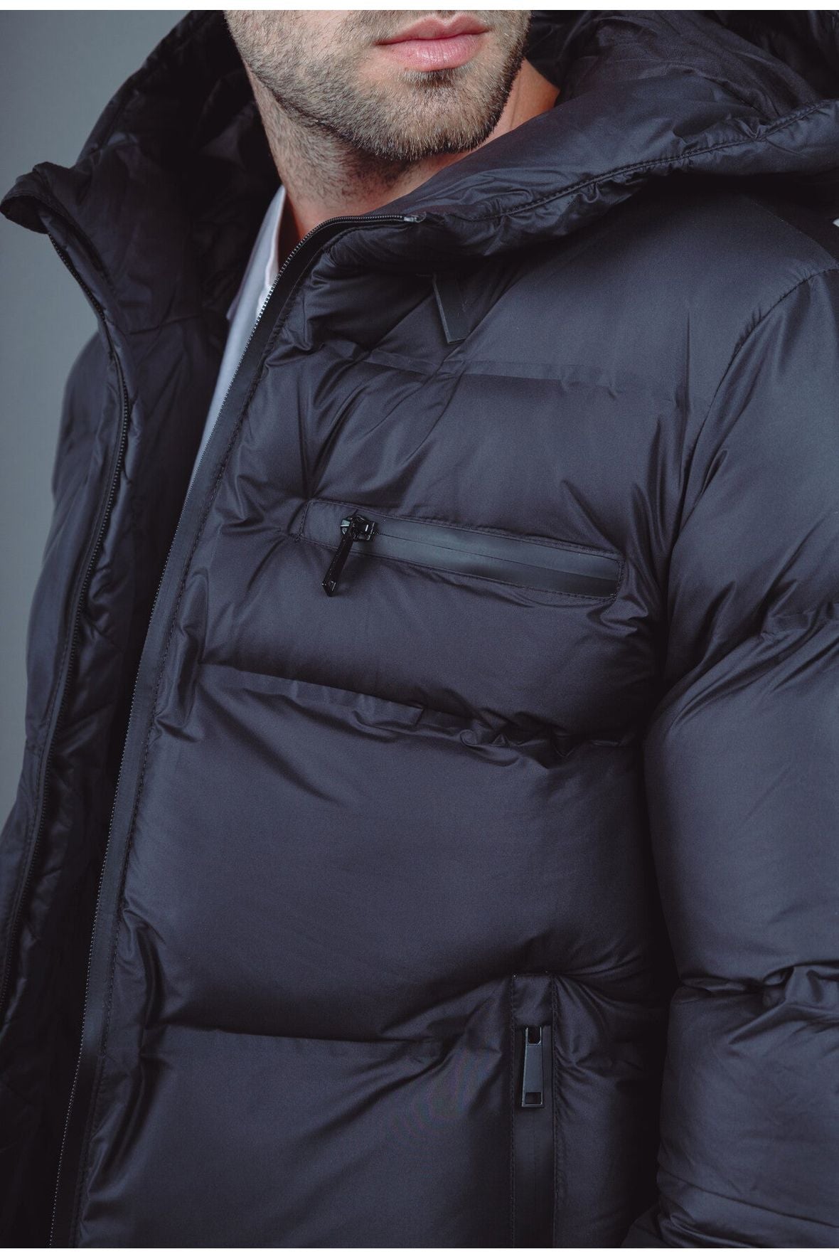 Ben Hooded down jacket