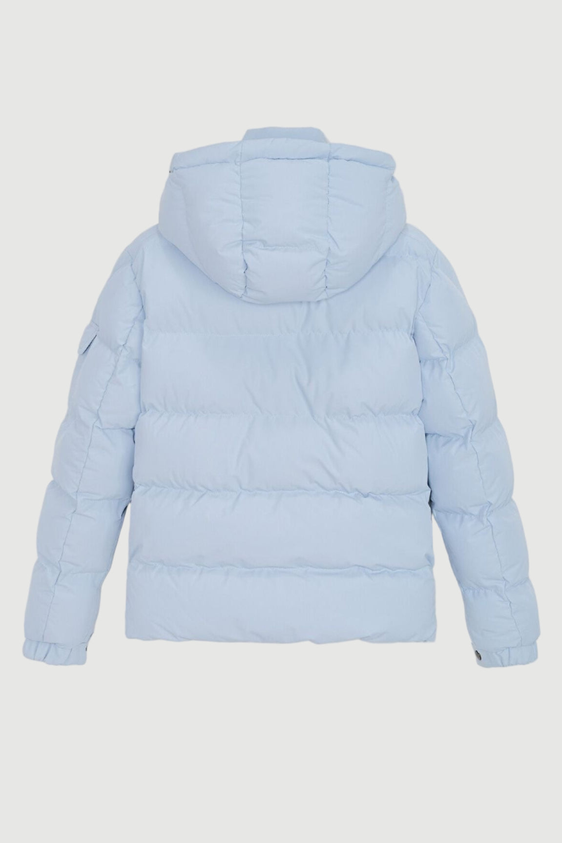 Plain quilted down jacket