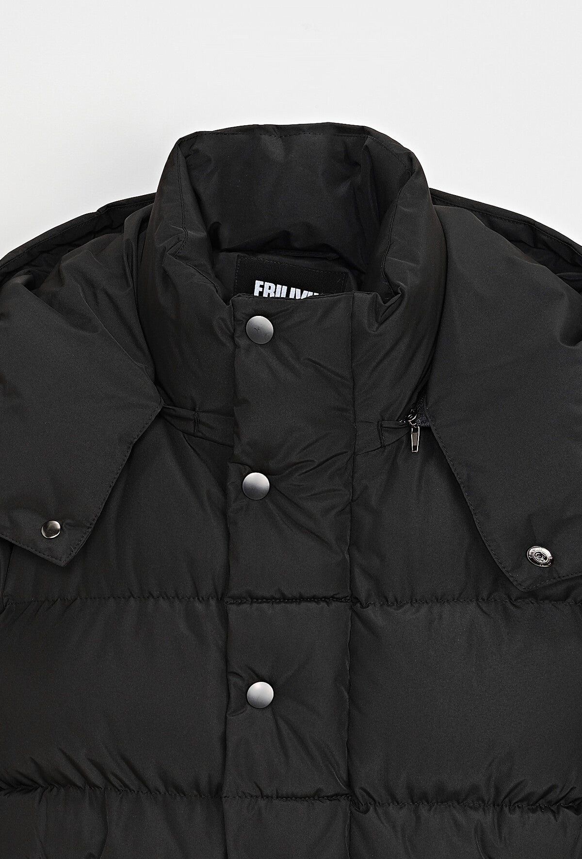 Plain quilted down jacket