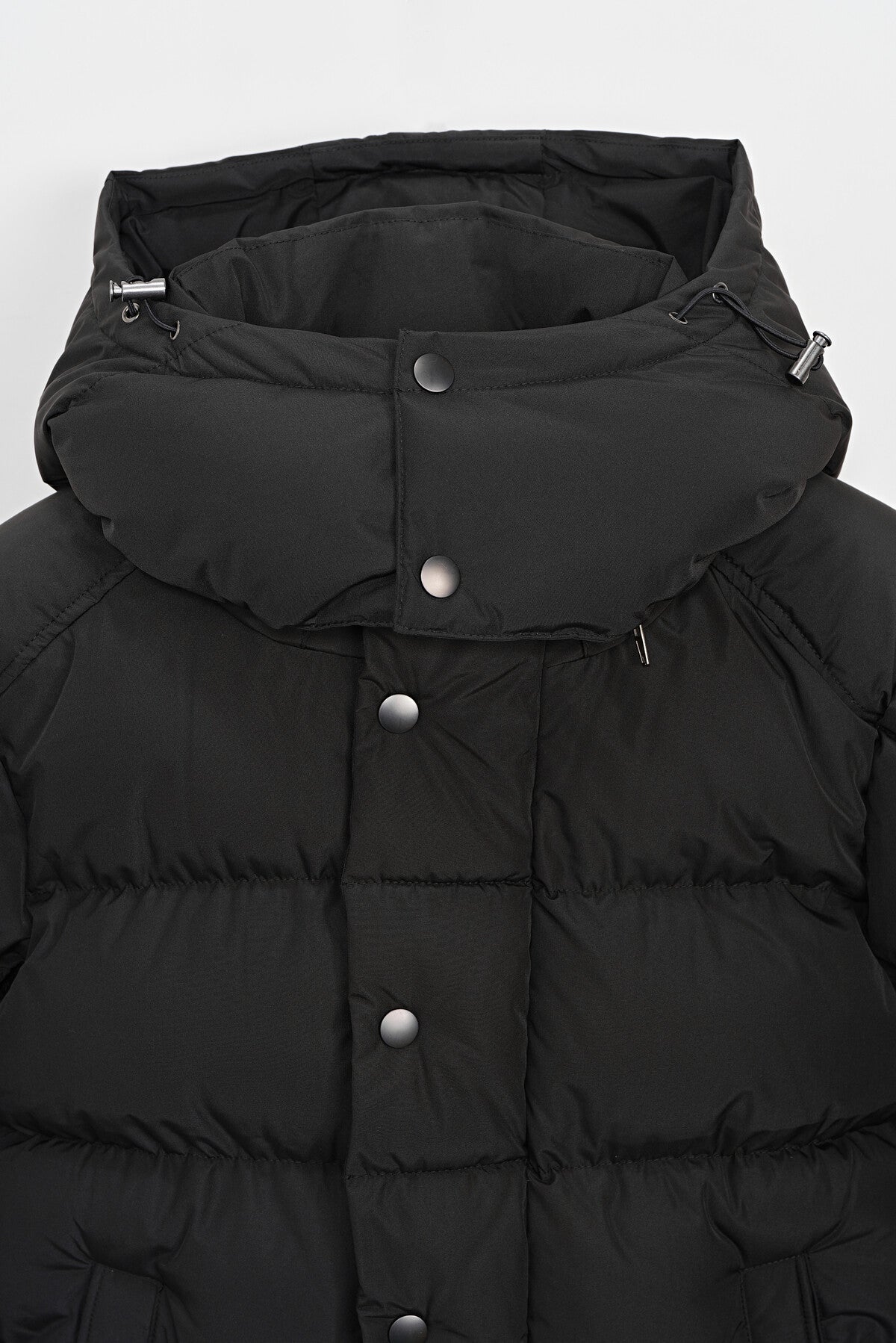 Plain quilted down jacket