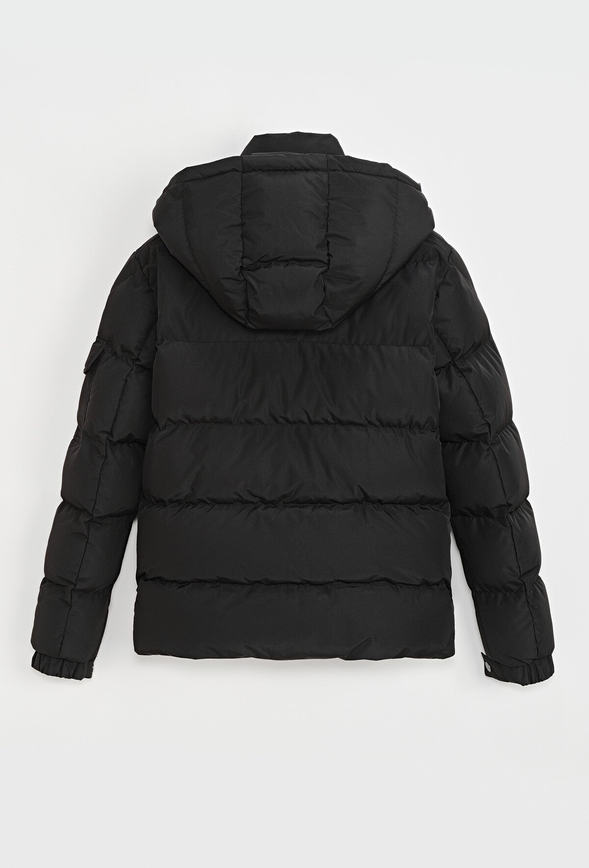 Plain quilted down jacket