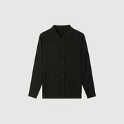 the fabiano button knit black