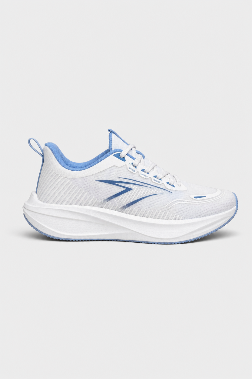The reno runner white blue