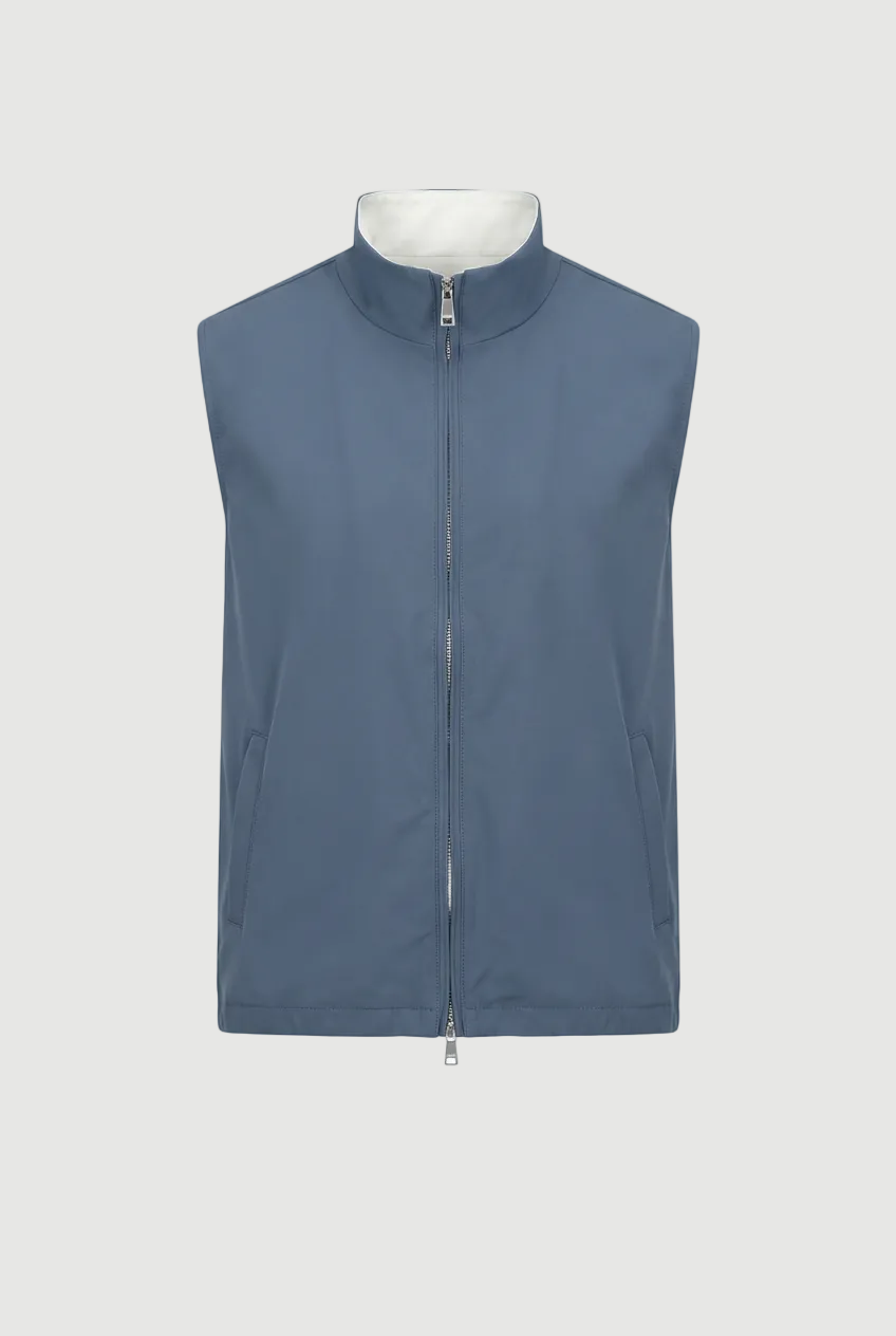 The chesto bodywarmer cloud blue kit