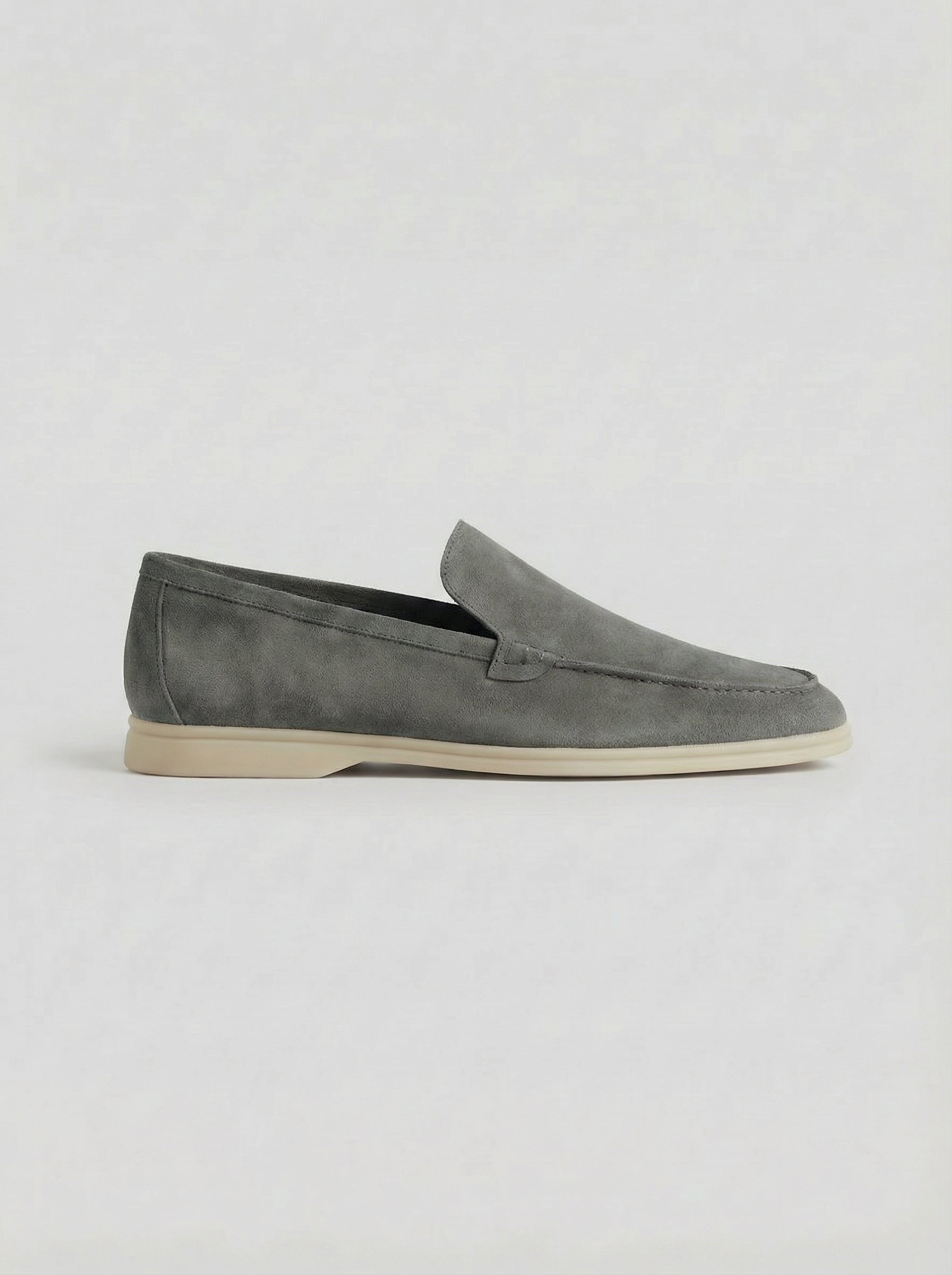 savio yacht loafer grey