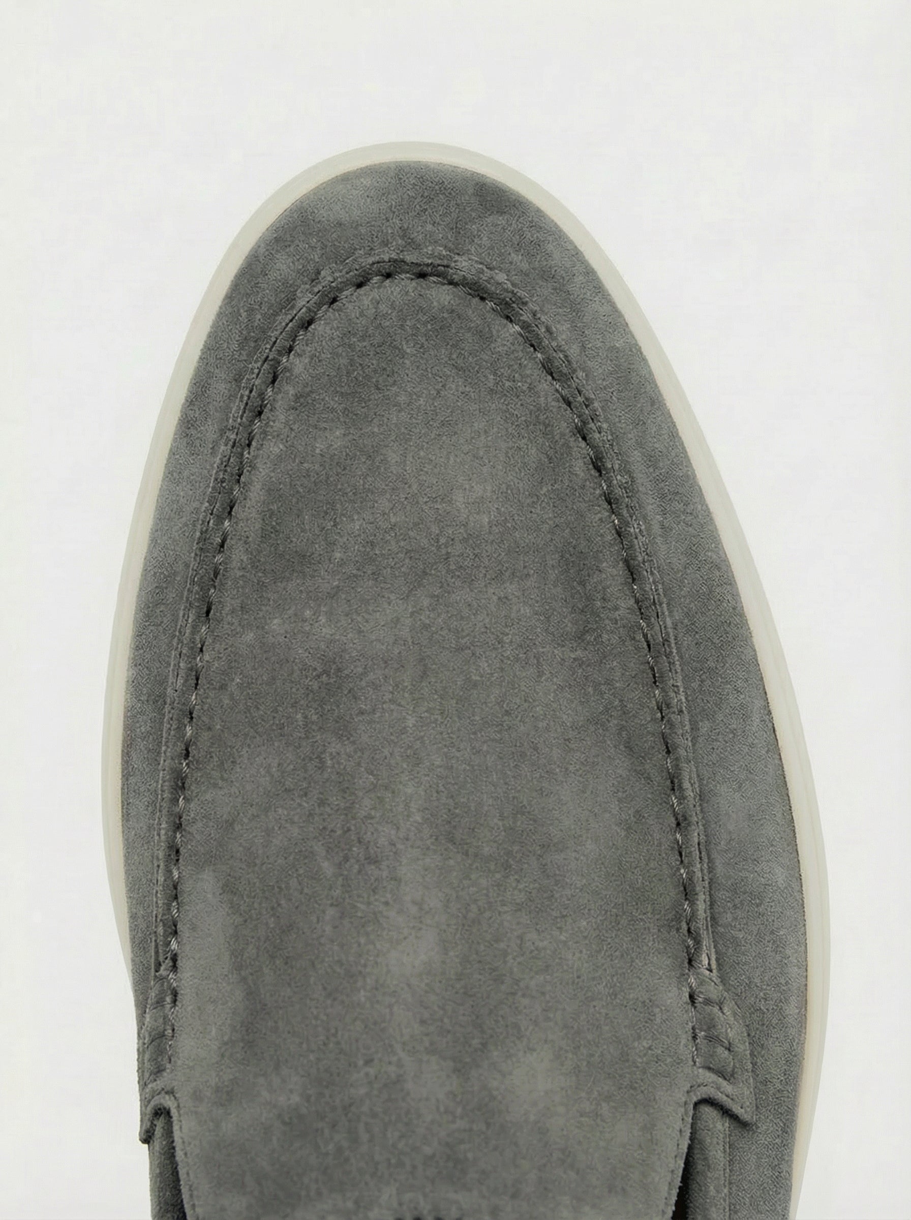 savio yacht loafer grey